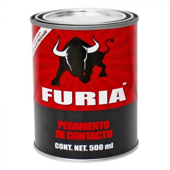 Pegamento De Contacto Amarillo, 500 ml, Furia [7501028817036]