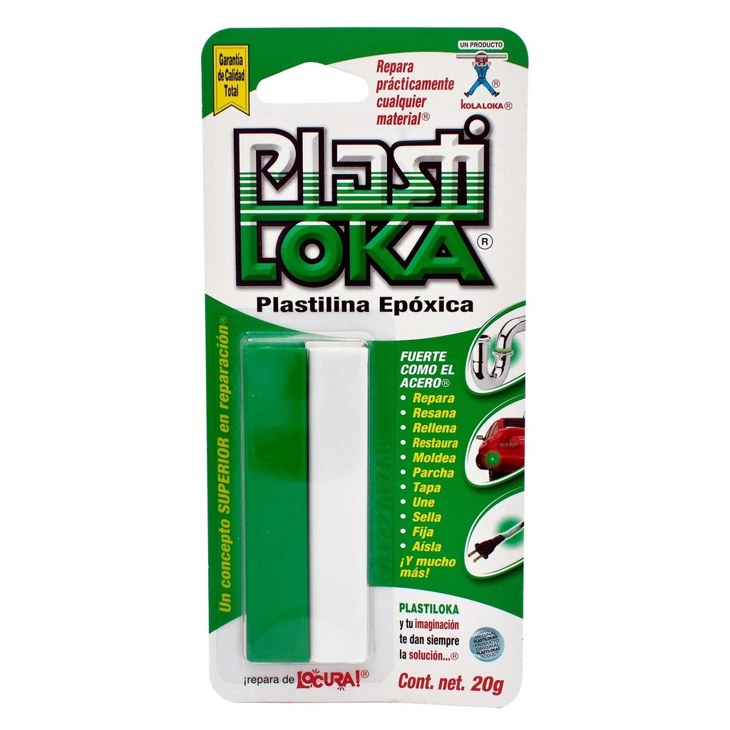 PlastiLoka 20 g, Verde [7501102630001]