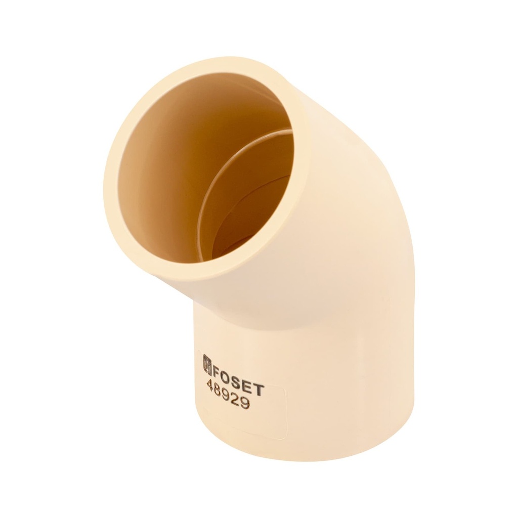 Codo 1 1/4" (32 mm) x 45° De CPVC [CO11445CPVC]