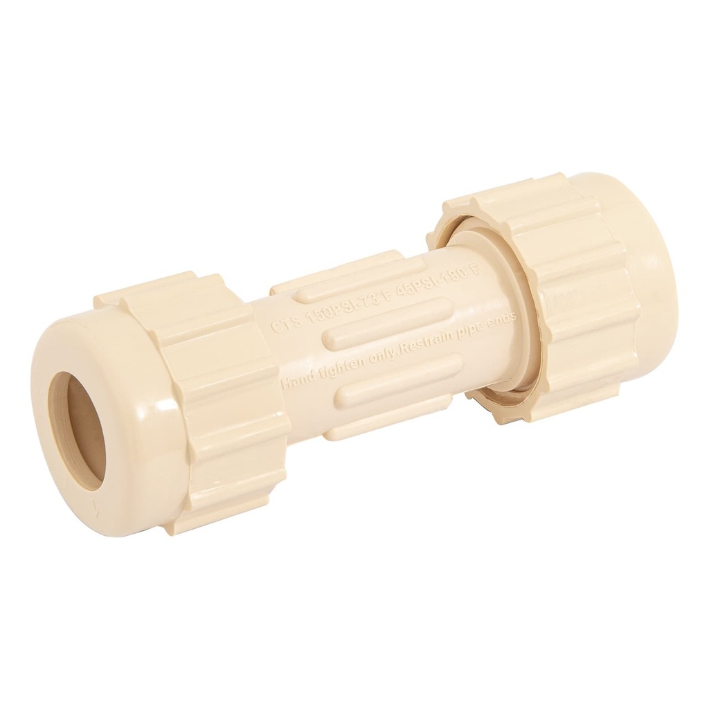 Cople De Compresión 1/2" (13 mm) De CPVC [COCO12CPVC]