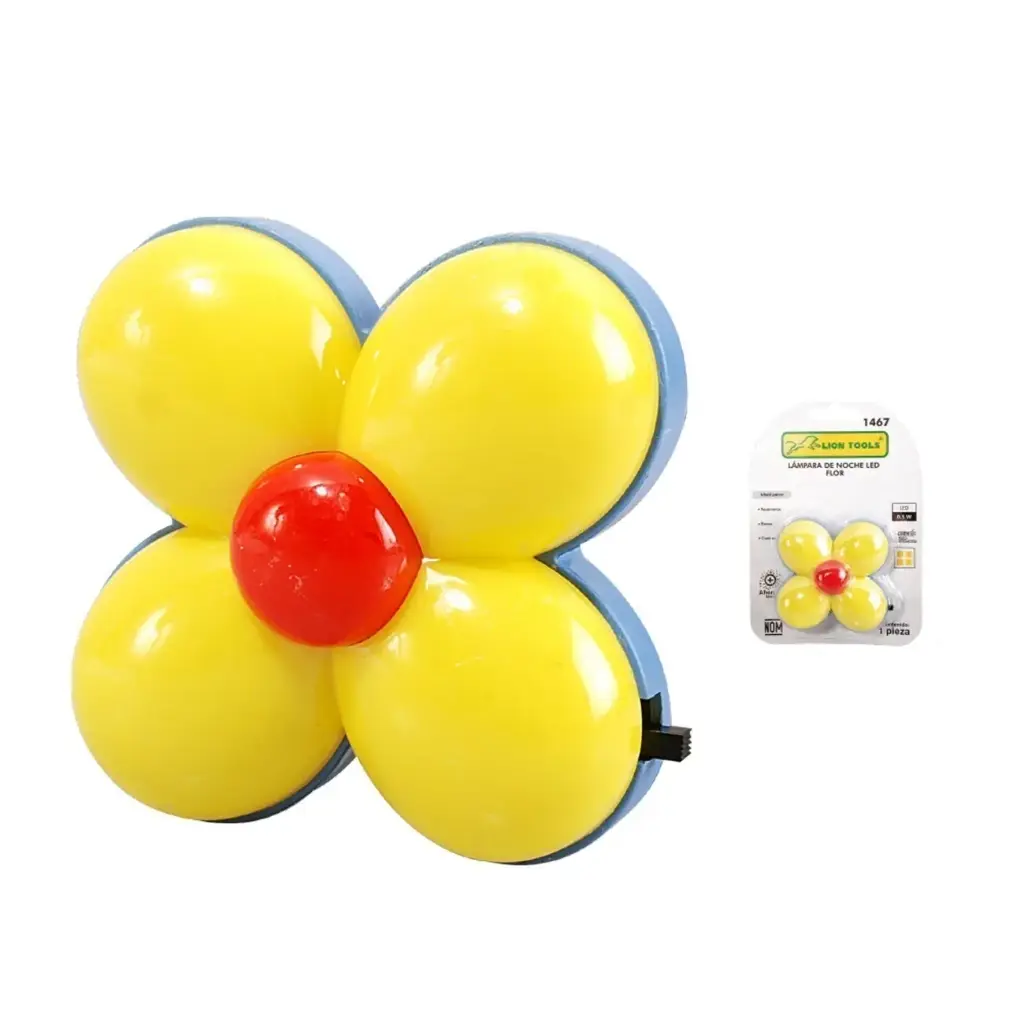 Lampara De Noche Led, Flor, 0.5 W, Lion Tools [L1467]
