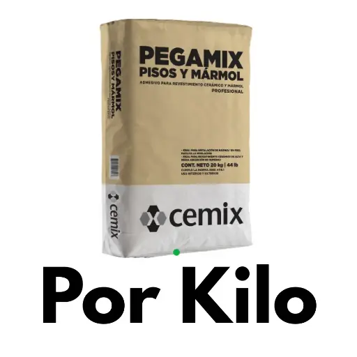 [5007] Pegazulejo Pegamix Pisos y Mármol, Blanco, Por Kilo, Cemix [5007]