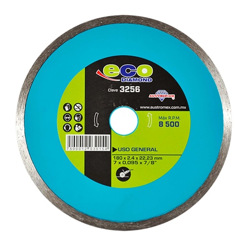 [3256] Disco De Diamante 7", Rin continuo, Eco Diamond [3256]
