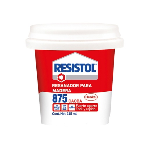 [7501028811782] Resanador 875 Para Madera 115 ml, Color Caoba, Resistol [7501028811782]