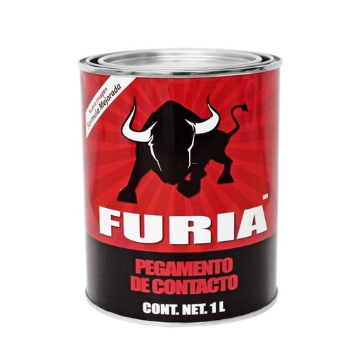 [7501028817043] Pegamento De Contacto Amarillo, 1 L, Furia [7501028817043]
