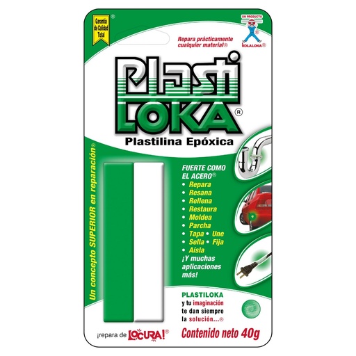 [7501102631008] Plastiloka 40 g, Verde [7501102631008]