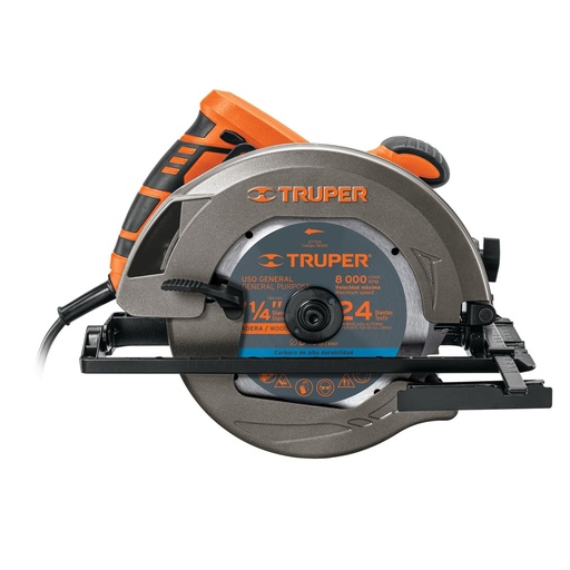 [11004] Sierra Circular 7 1/4" 1500 W, Profesional, Truper [11004]