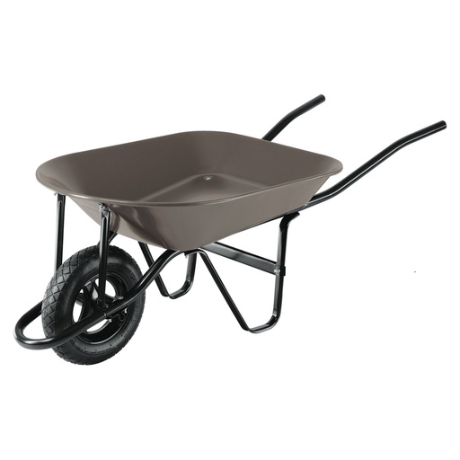[22647] Carretilla 4.5 ft3 Gris, Bastidor Tubular, 250 kg, Pretul [22647]