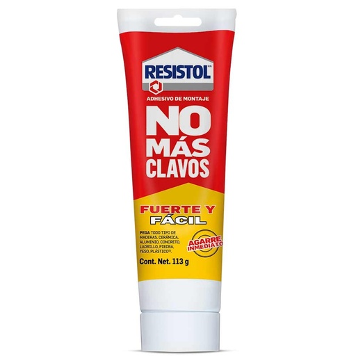 [7805500004946] Pegamento De Montaje No Más Clavos 113 g, Resistol [7805500004946]