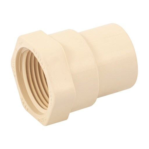 [CH34CPVC] Cri/Conector Hembra 3/4" (19 mm) De CPVC [CH34CPVC]