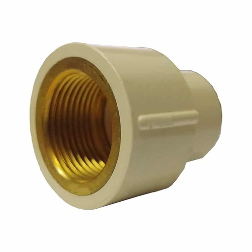 [CH34CPVCIM] Cre/Conector Hembra 3/4" De CPVC Con Inserto Metálico [CH34CPVCIM]