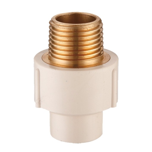 [CM12CPVCIM] Cre/Conector Macho 1/2" De CPVC Con Inserto Metálico [CM12CPVCIM]