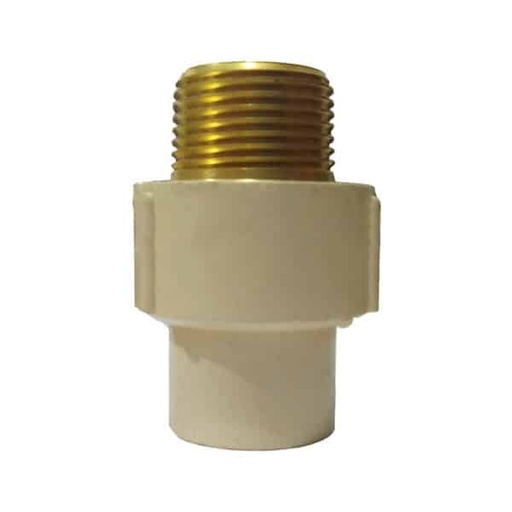 [CM34CPVCIM] Cre/Conector Macho 3/4" De CPVC Con Inserto Metálico [CM34CPVCIM]