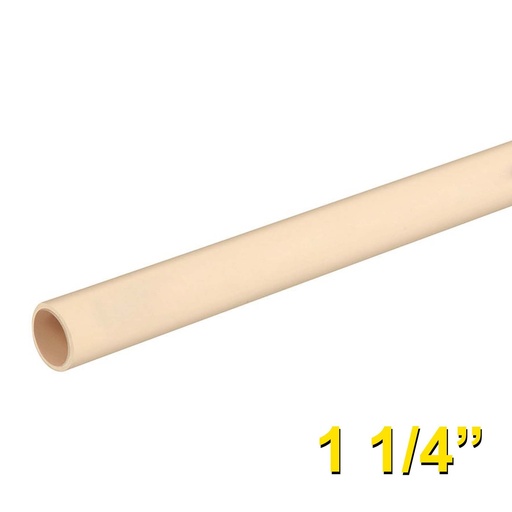 [TU114CPVCPM] Tubo 1 1/4" (32 mm) De CPVC, Por Metro [TU114CPVCPM]