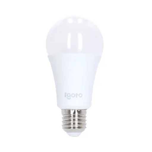 [F10109] Foco/Lámpara LED De 9 W , Luz Fría, E27, A60, Igoto [F10109]