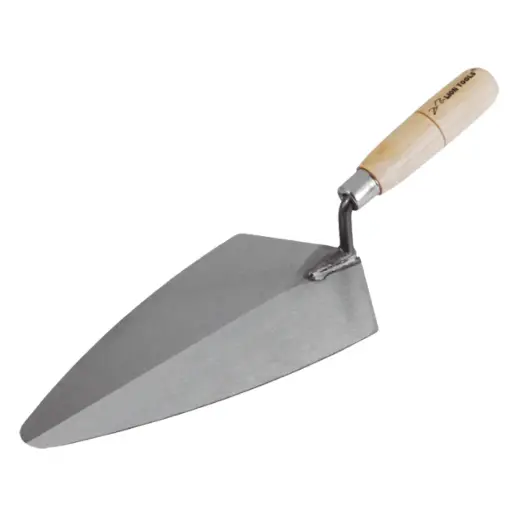 [L1611] Cuchara Para Albañil Tipo Filadelfia De 9", Mango Madera, Lion Tools [L1611]